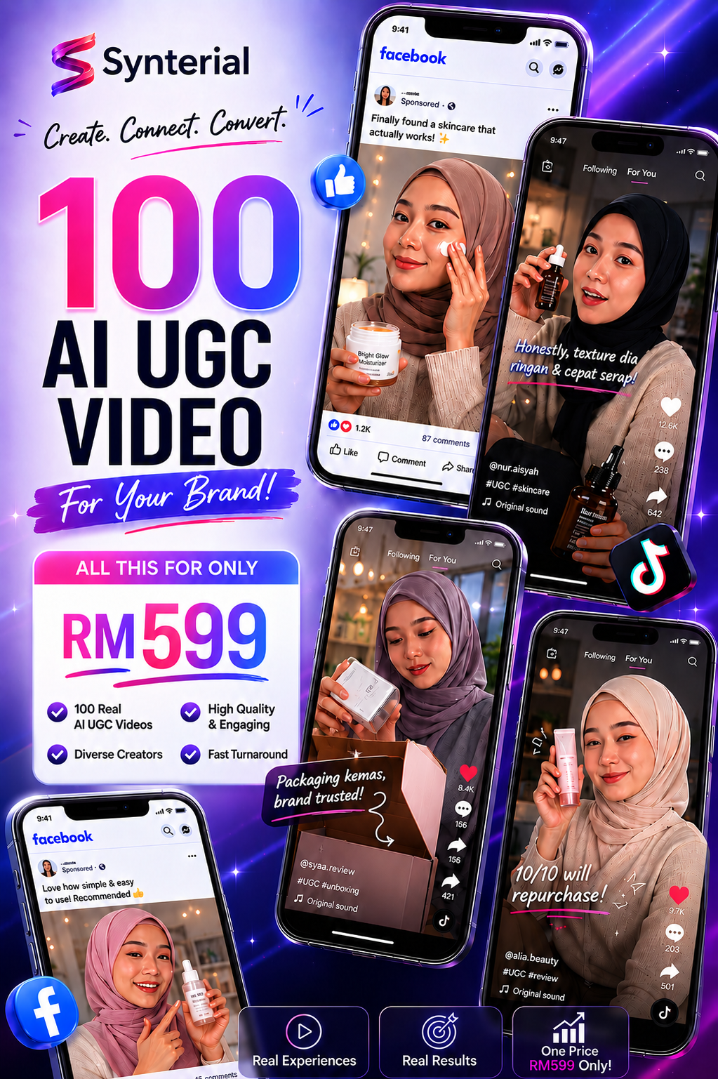 Synterial 100 UGC Videos RM599