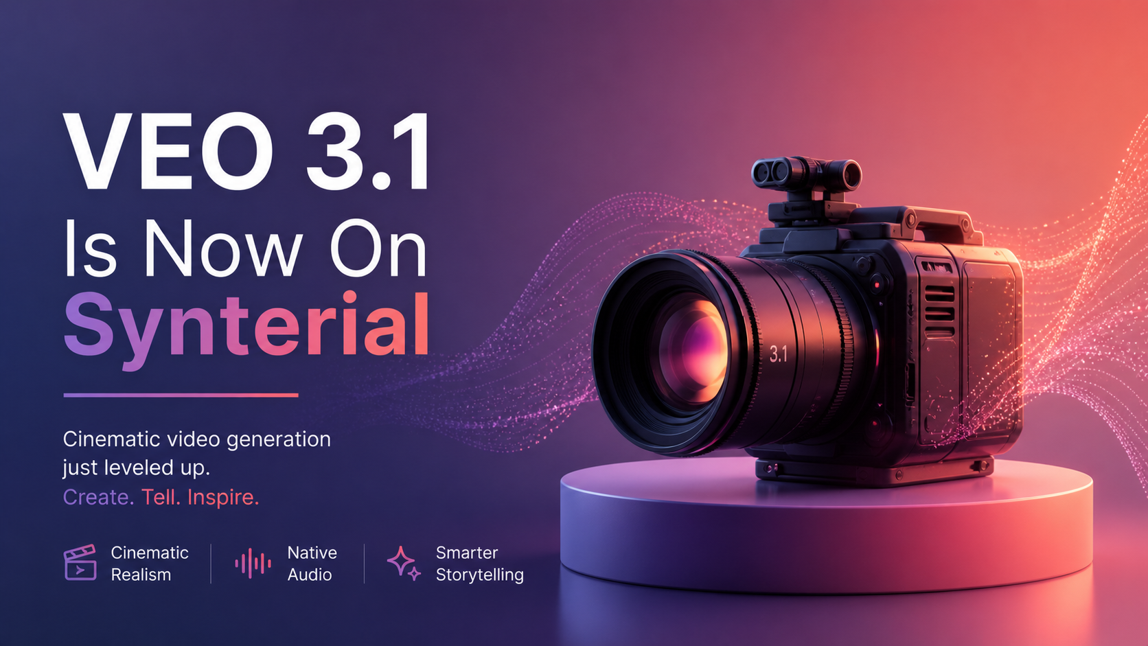 VEO 3.1 Is Now on Synterial Transforming Content Creation for Brands and Influencers