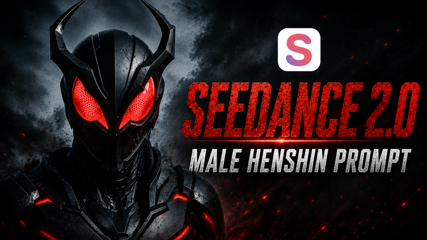 Seedance 2.0 Kamen Rider Henshin Prompt Male Version