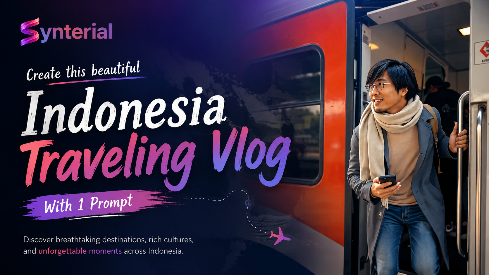 Create This Beautiful Indonesia Traveling Vlog With 1 Prompt