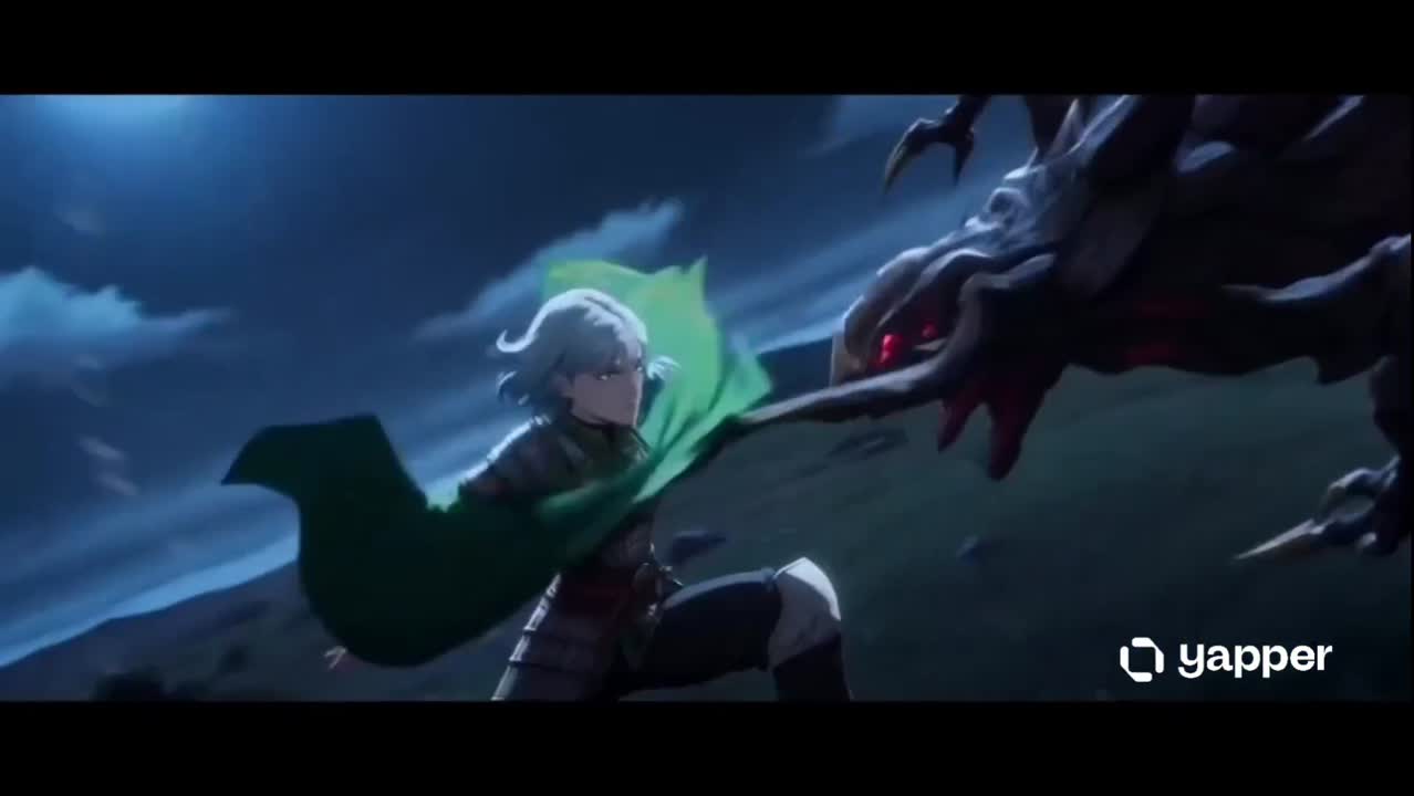 Seedance 2.0 Prompt: Anime Wind Knight vs. Shadow Beast Action