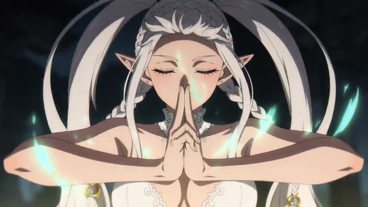 Seedance 2.0 Prompt: 90s OVA Elf Priestess Summoning