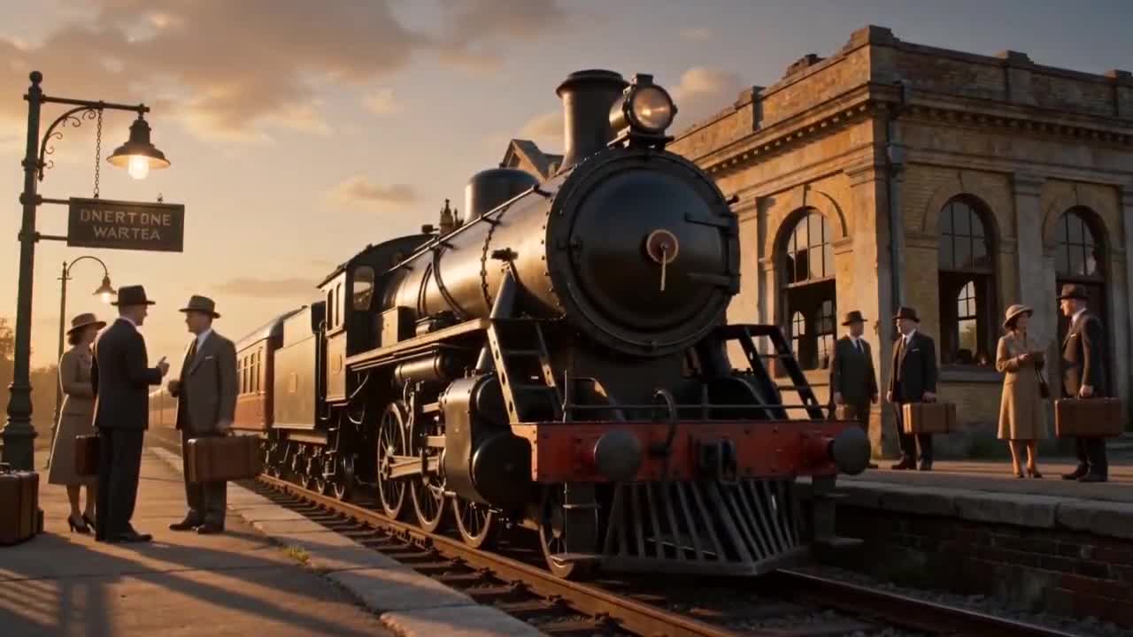 Seedance 2.0 Prompt: Abandoned Train Station Rebuild