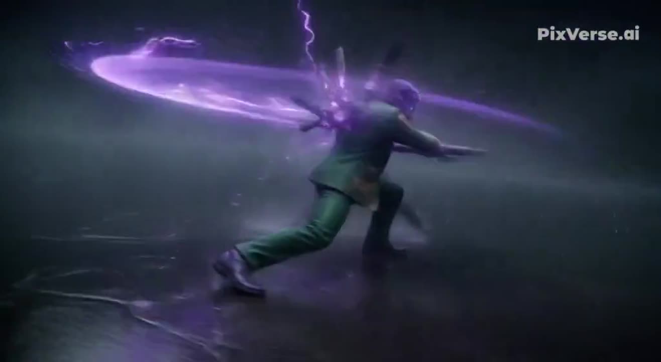 Seedance 2.0 Prompt: Purple Energy Blade Action Sequence