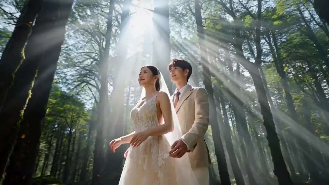 Seedance 2.0 Prompt: Cinematic Forest Wedding Video with Light Rays