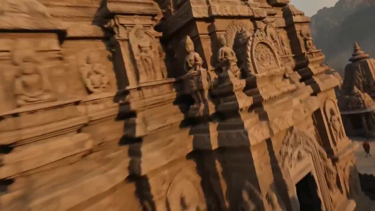 Seedance 2.0 Prompt: FPV Flight Through Ancient Gandhara Kingdom