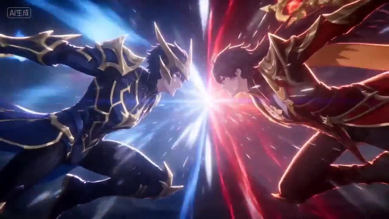 Seedance 2.0 Prompt: Anime Energy Clash Video