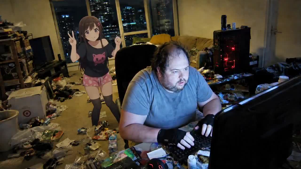Seedance 2.0 Prompt: Anime Girl Cheering Gamer