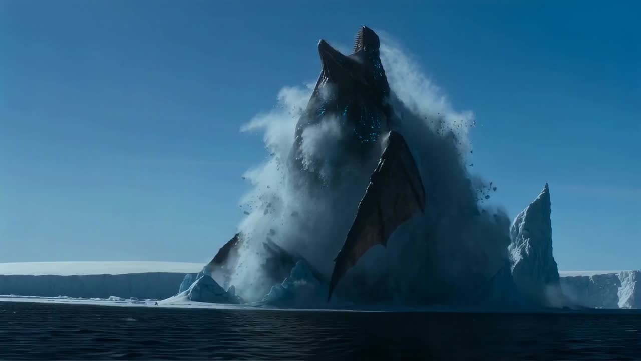 Seedance 2.0 Prompt: Antarctic Leviathan Awakening