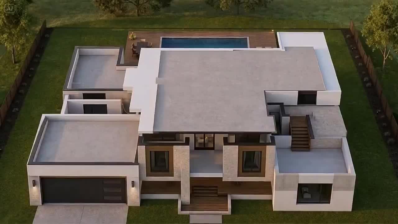 Seedance 2.0 Prompt: Blueprint to Luxury Home Transformation