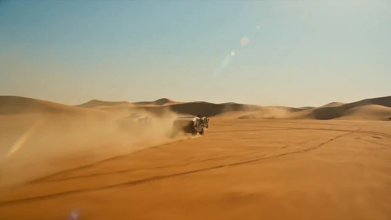 Seedance 2.0 Prompt: Armored Convoy Desert Action