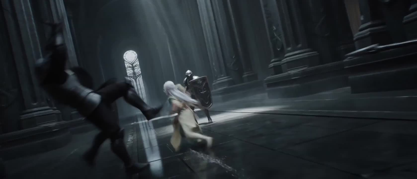 Seedance 2.0 Prompt: Assassin vs. Guards in Palace Corridor