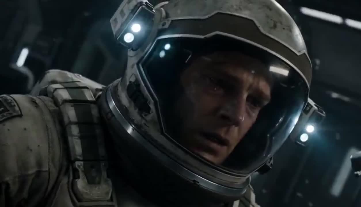 Seedance 2.0 Prompt: Astronaut Cosmic Horror Scene