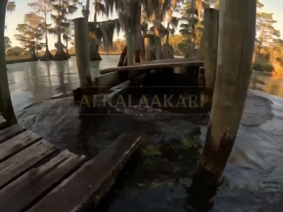 Seedance 2.0 Prompt: Bayou Dock Collapse & Hippo Attack