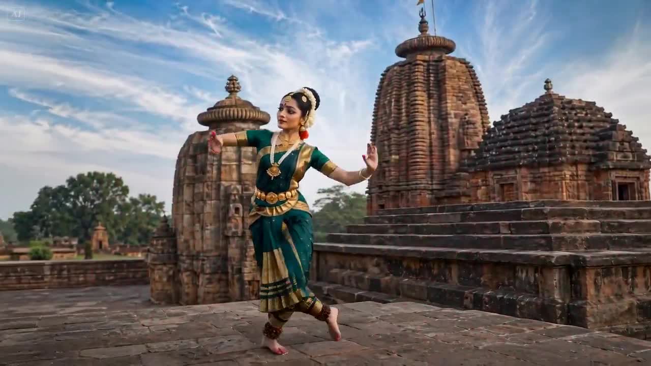 Seedance 2.0 Prompt: Bharatanatyam Dance Animation by AI