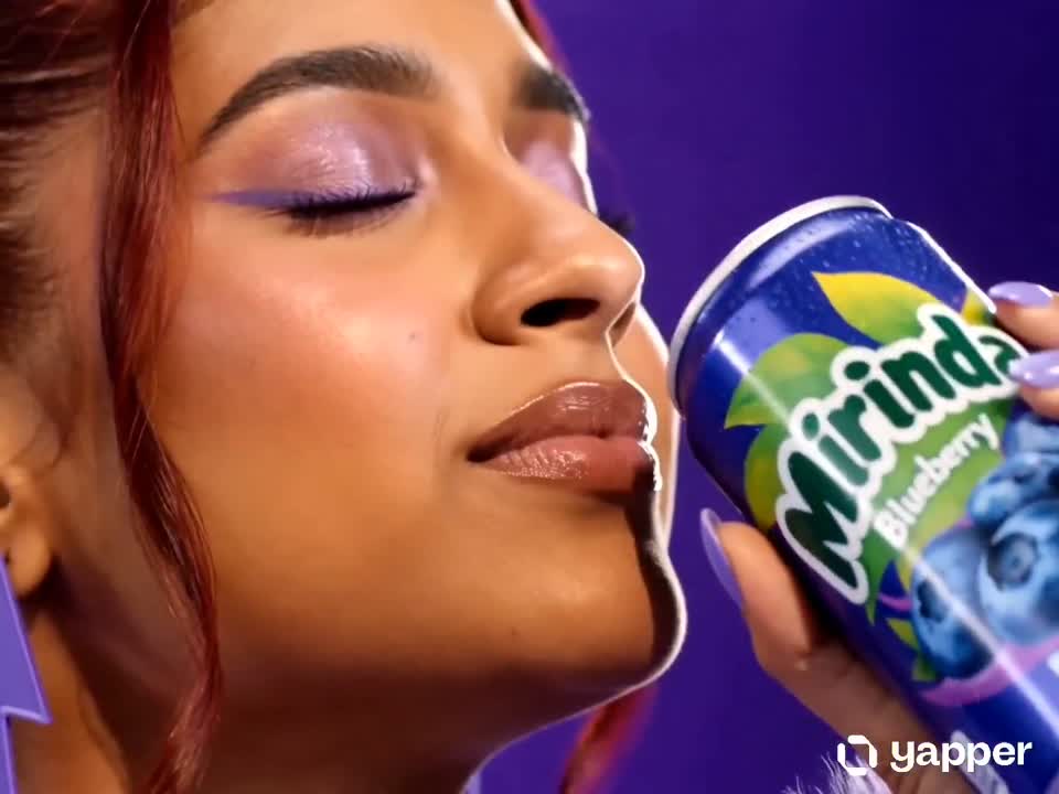 Seedance 2.0 Prompt: Mirinda Blueberry Ad