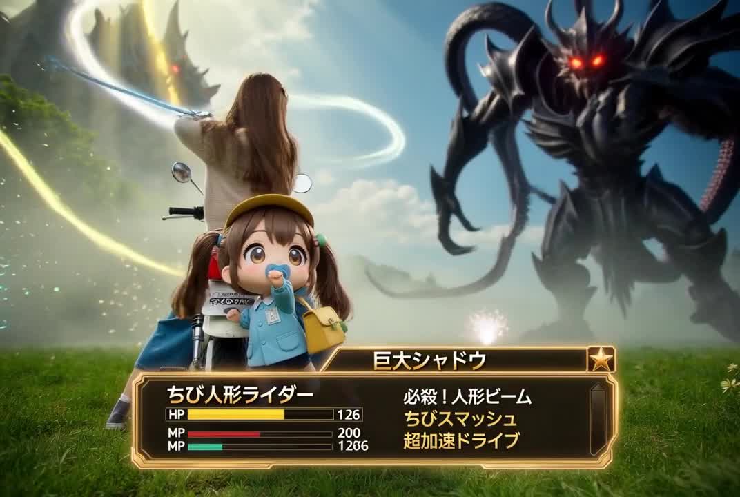 Seedance 2.0 Prompt: Epic RPG Boss Battle and UI Demo