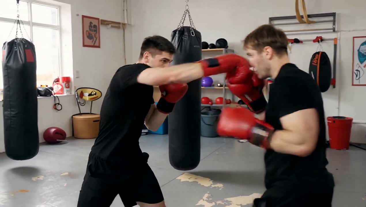 Seedance 2.0 Prompt: Cinematic Boxers Sparring Highlight