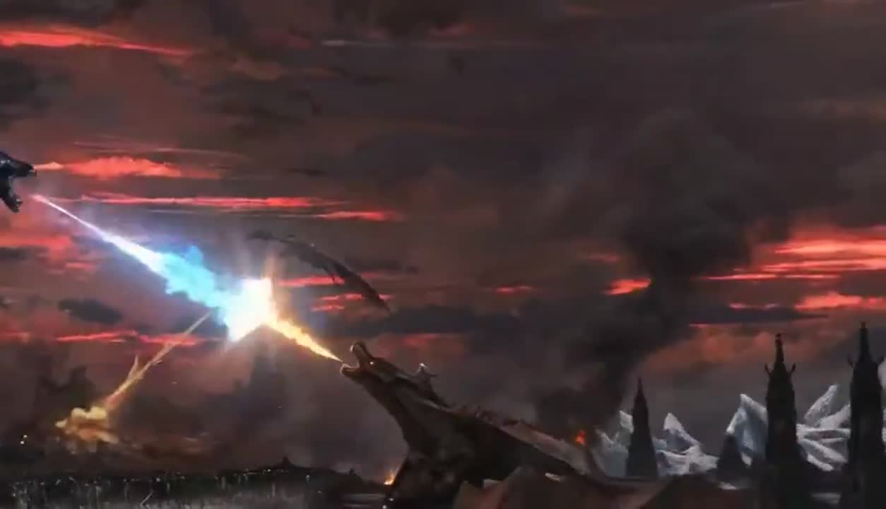 Seedance 2.0 Prompt: Bullet Time Dragon Battle Cinematic