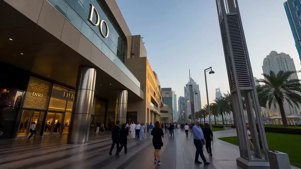 Seedance 2.0 Prompt: Cinematic Burj Khalifa Sunset to Night Video