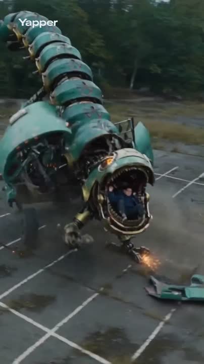 Seedance 2.0 Prompt: Bus Transforms into Cybertronian Caterpillar