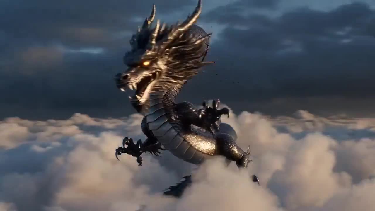 Calligraphy Dragon Transformation Scene - Seedance 2.0 Prompt