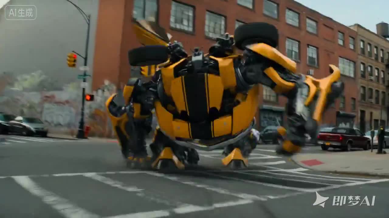 Seedance 2.0 Prompt: Car Chase to Robot Transformation