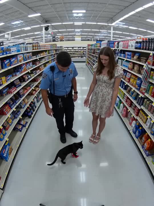 Seedance 2.0 Prompt: Cat in High Heels Security Footage Video
