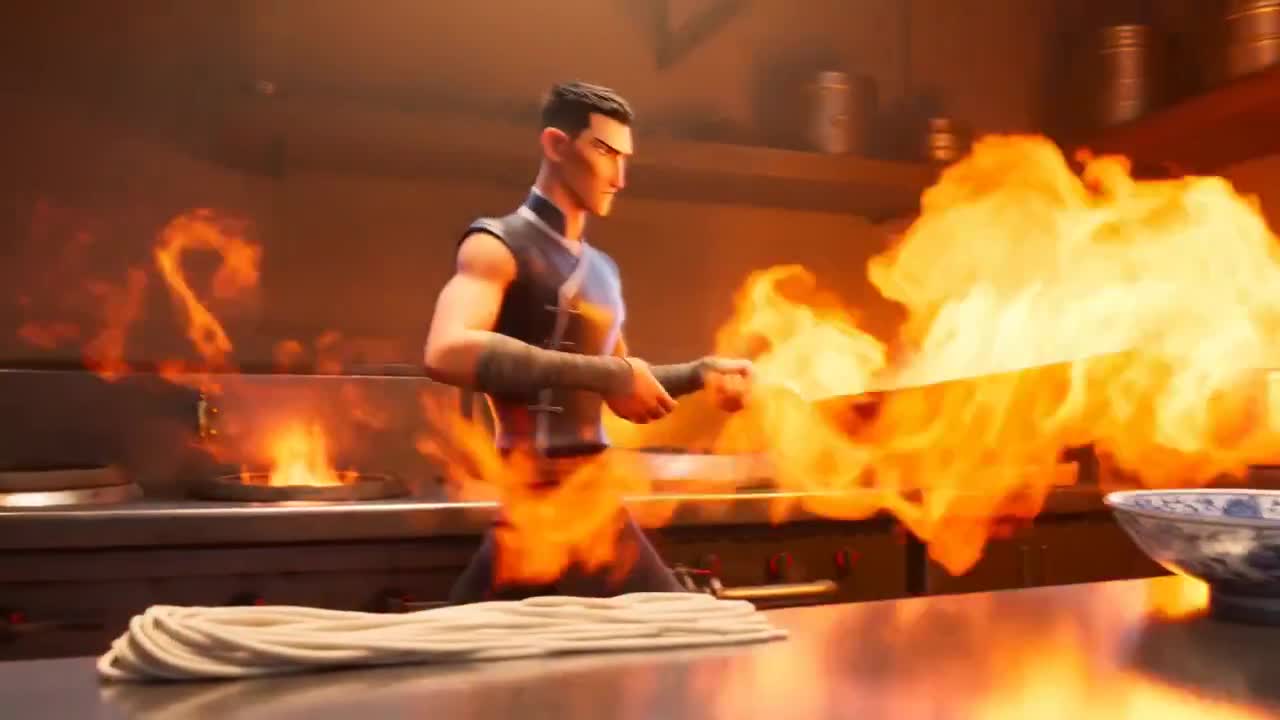 Seedance 2.0 Prompt: Kung Fu Chef Character Design