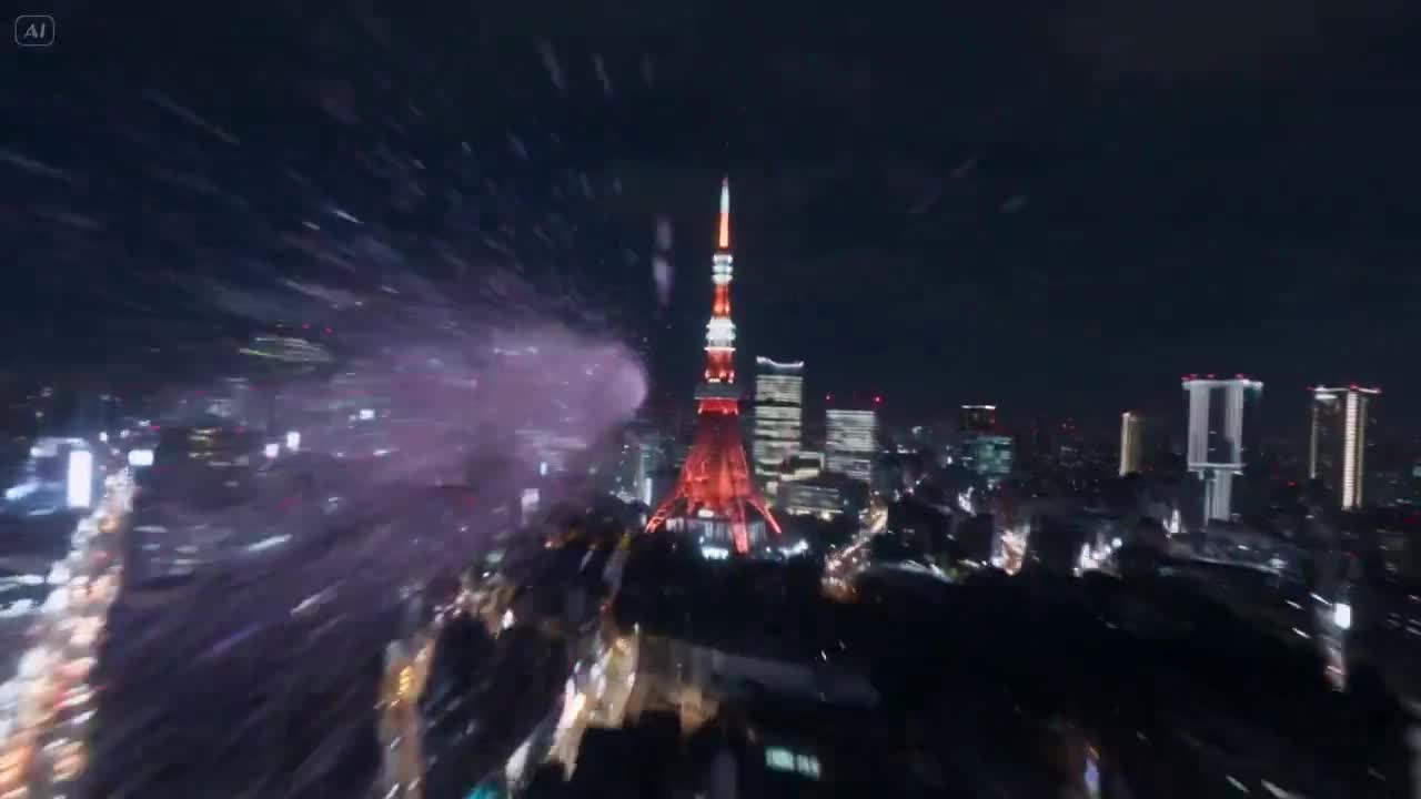 Seedance 2.0 Prompt: Cherry Blossom Invasion VFX