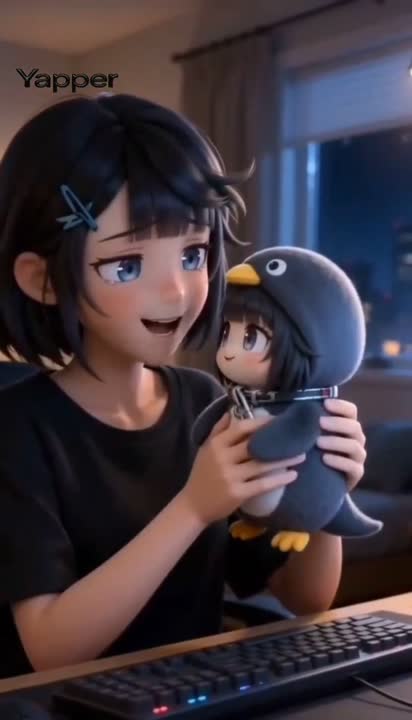 Seedance 2.0 Prompt: Chibi Anime Penguin Girl Video