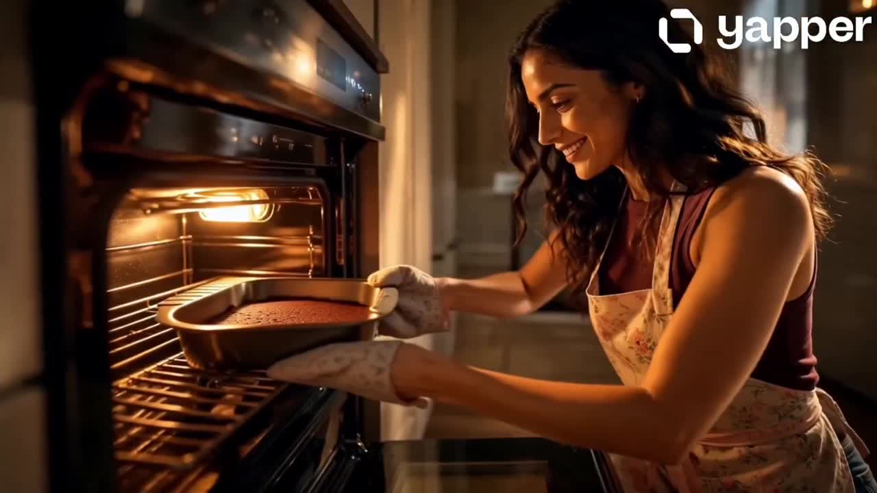 Seedance 2.0 Prompt: Chocolate Cake Baking Advertisement