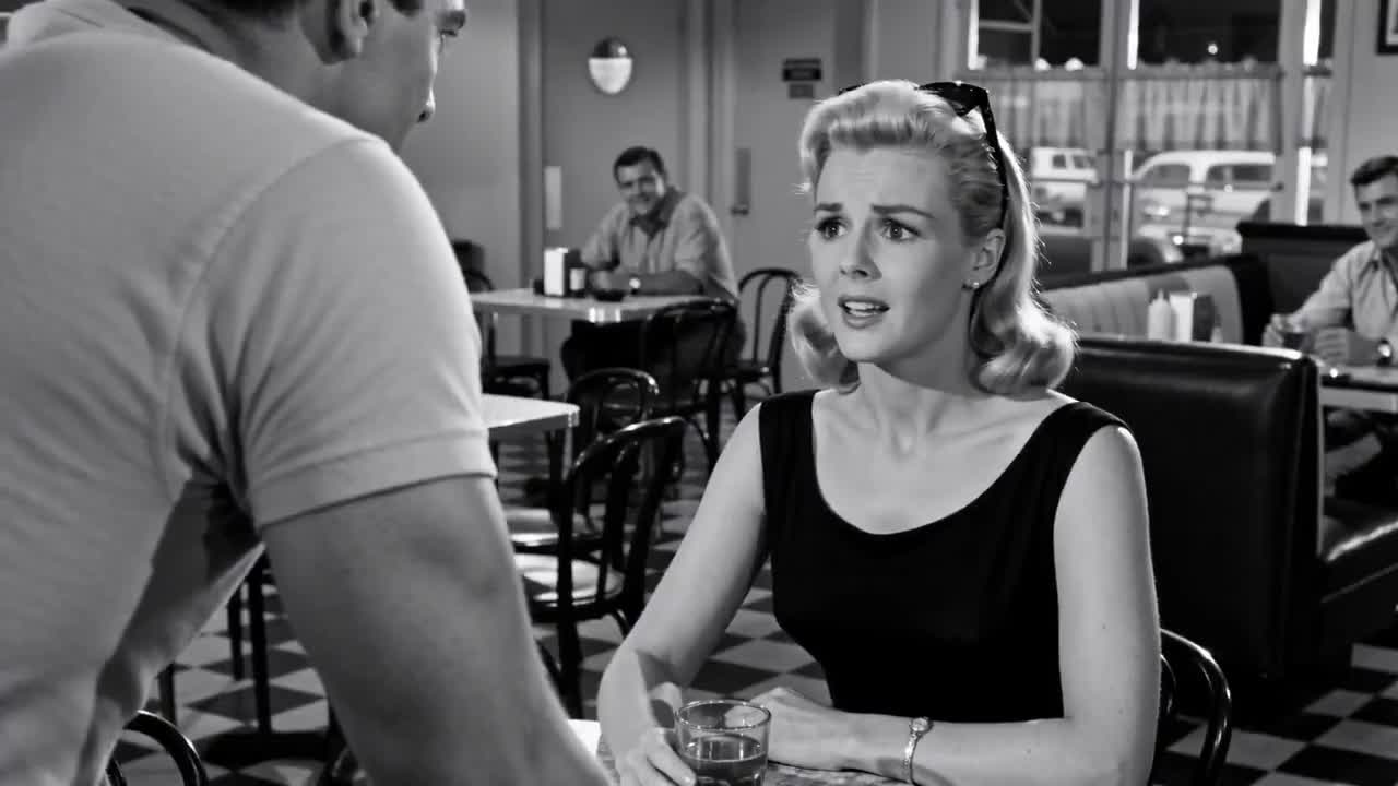 Seedance 2.0 Prompt: 1950s Film Noir Diner Scene Video