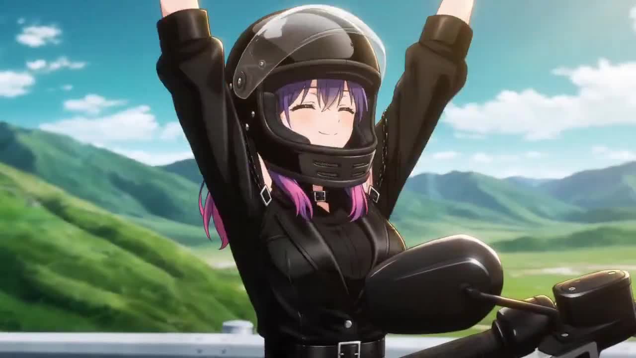Cinematic Anime Motorcycle Touring - Seedance 2.0 Prompt