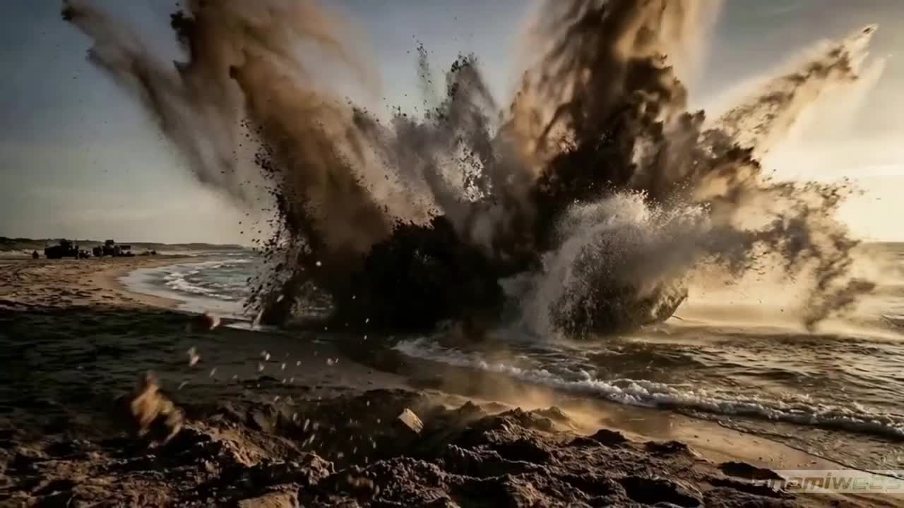 Seedance 2.0 Prompt: Cinematic Beach Monster Battle - Japanese Woman vs. Kaiju
