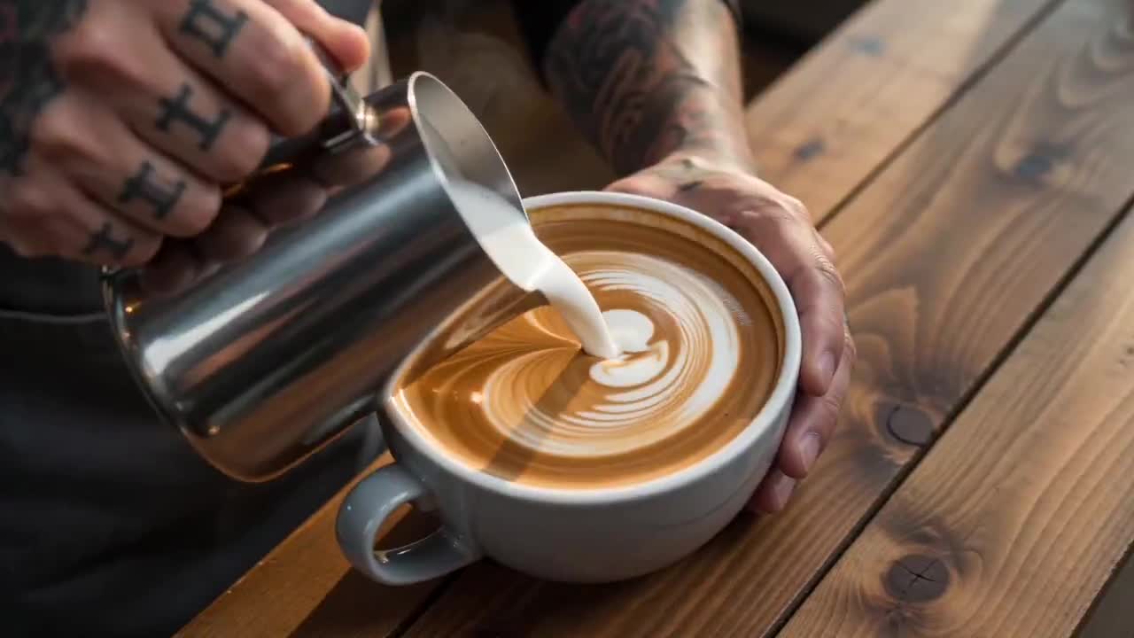Seedance 2.0 Prompt: Cinematic Coffee Story with Latte Art
