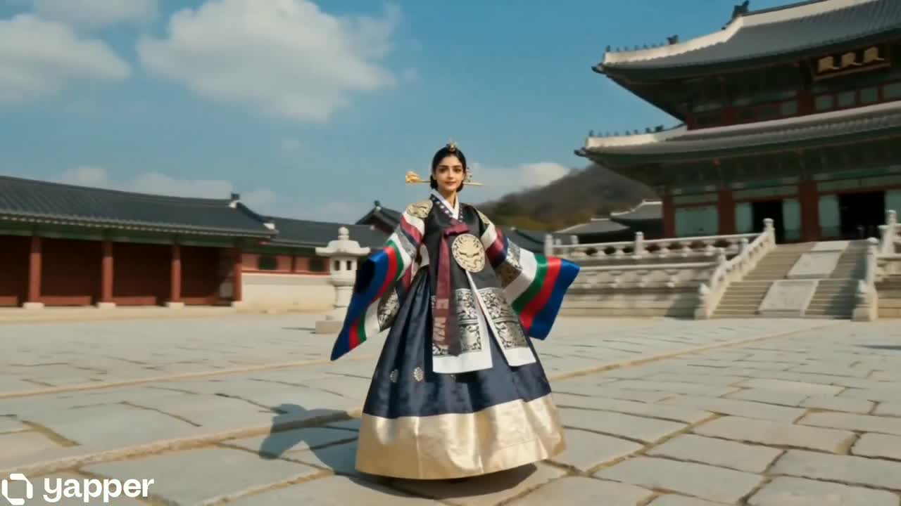 Seedance 2.0 Prompt: Cinematic Fashion Travel Orbit Shot