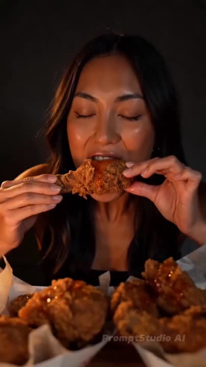 Seedance 2.0 Prompt: Cinematic ASMR Fried Chicken with Aria
