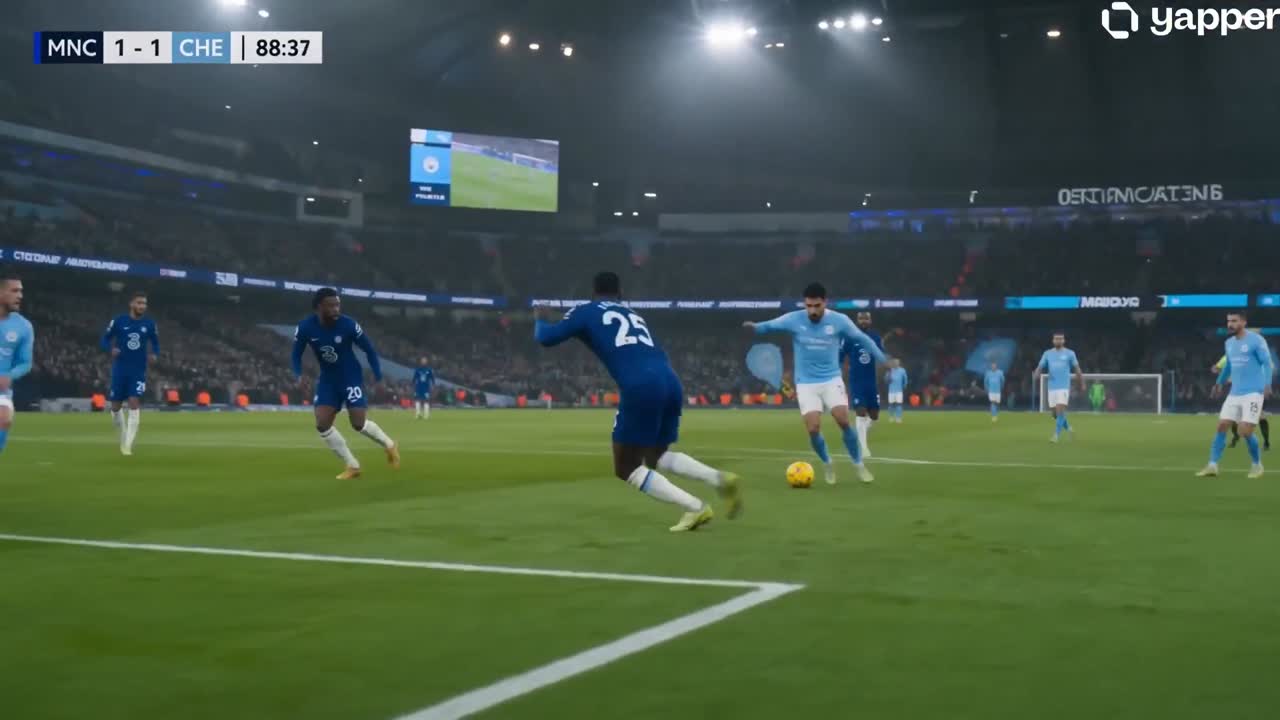 Seedance 2.0 Prompt: Cinematic 4K Football Broadcast Animation