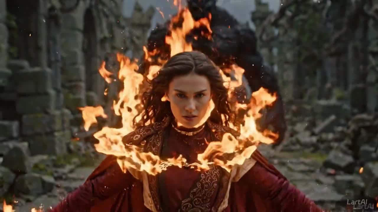 Seedance 2.0 Prompt: Cinematic Mage Battle
