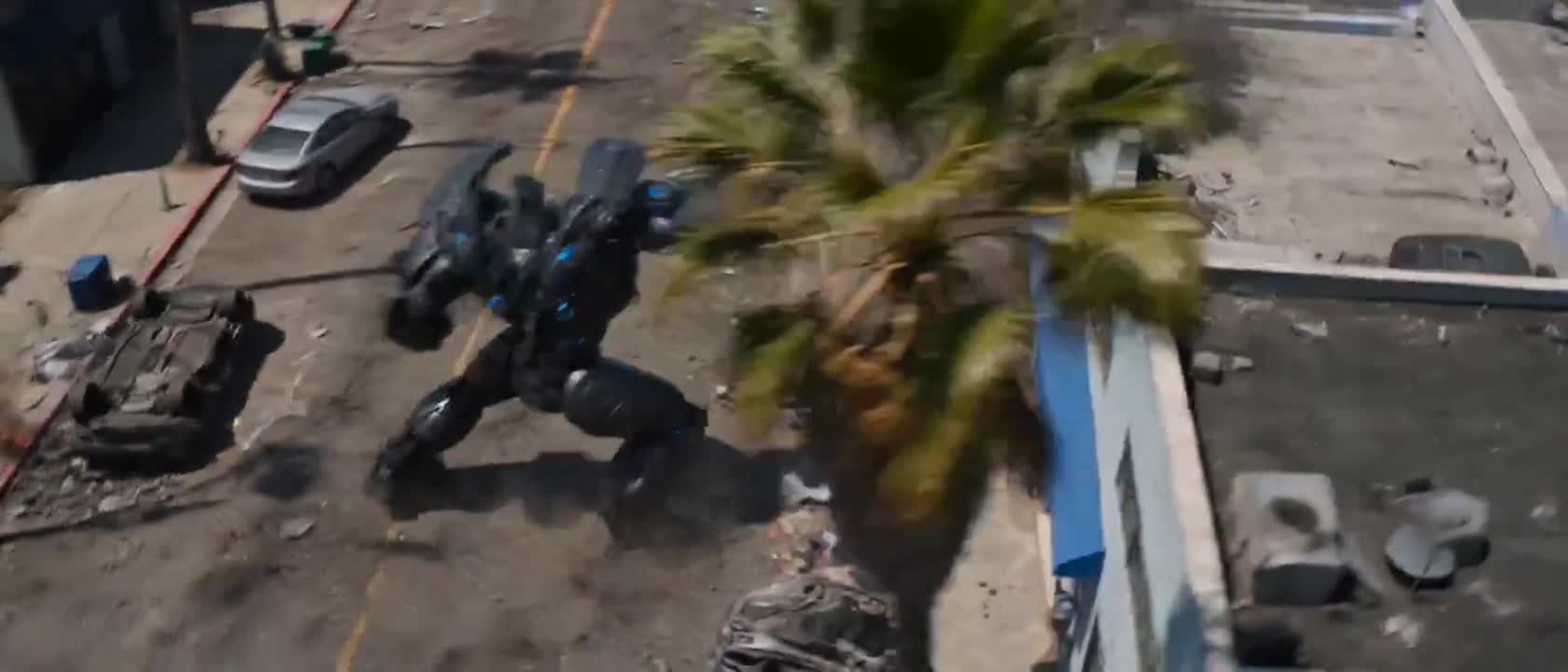 Seedance 2.0 Prompt: Cinematic Mech Battle in Destroyed LA