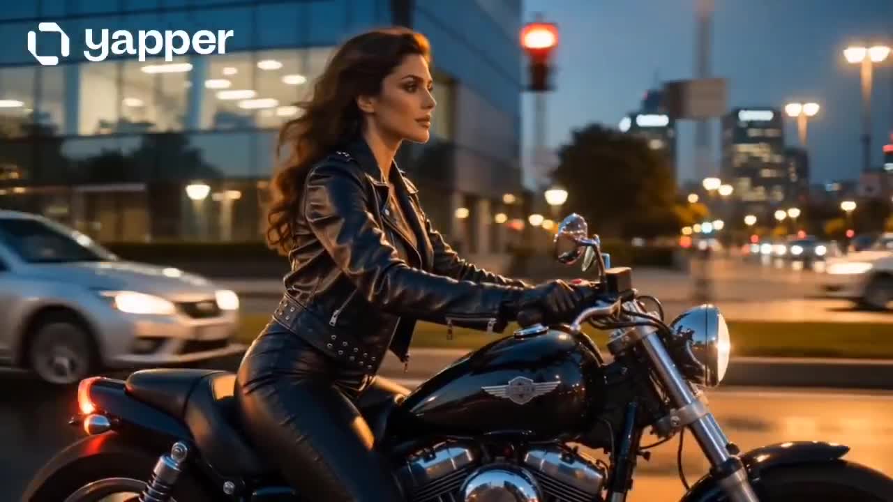 Seedance 2.0 Prompt: Cinematic Motorbike Ride at Dusk