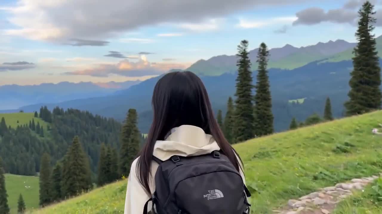 Seedance 2.0 Prompt: Cinematic Mountain Hiking Adventure Video