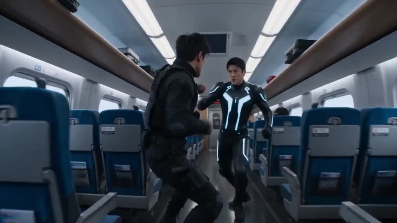 Seedance 2.0 Prompt: Cinematic Bullet Train Race