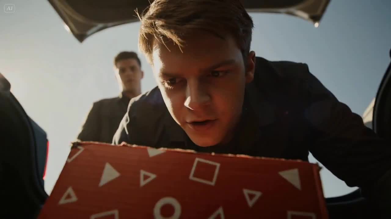 Seedance 2.0 Prompt: Cinematic Trunk POV Scene with Red Box