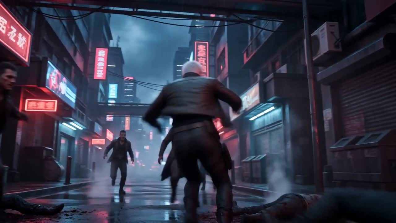 Seedance 2.0 Prompt: Cinematic Vampire Alley Fight with Draev