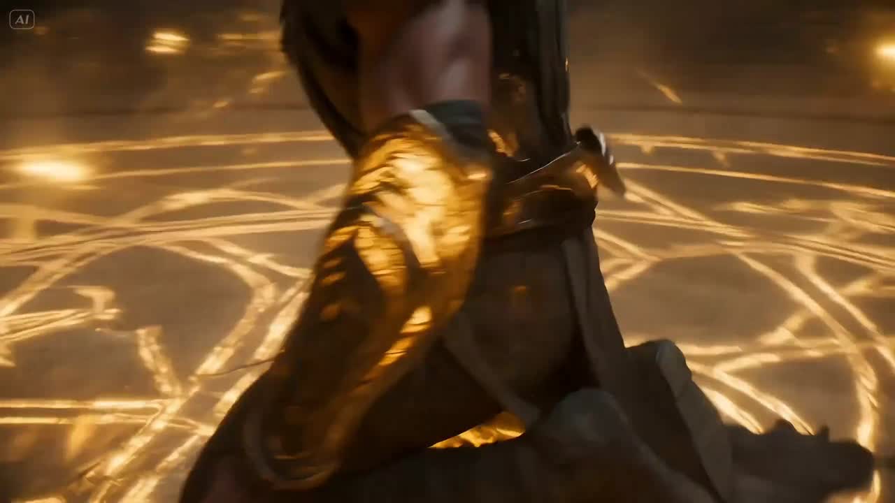 Seedance 2.0 Prompt: Cinematic Warrior Transformation VFX