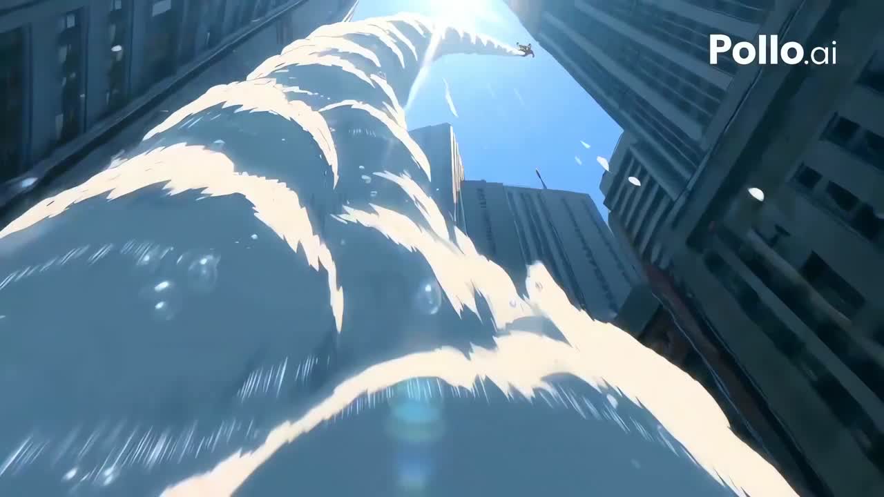 Seedance 2.0 Prompt: Cinematic Water Splash with Tracking Camera