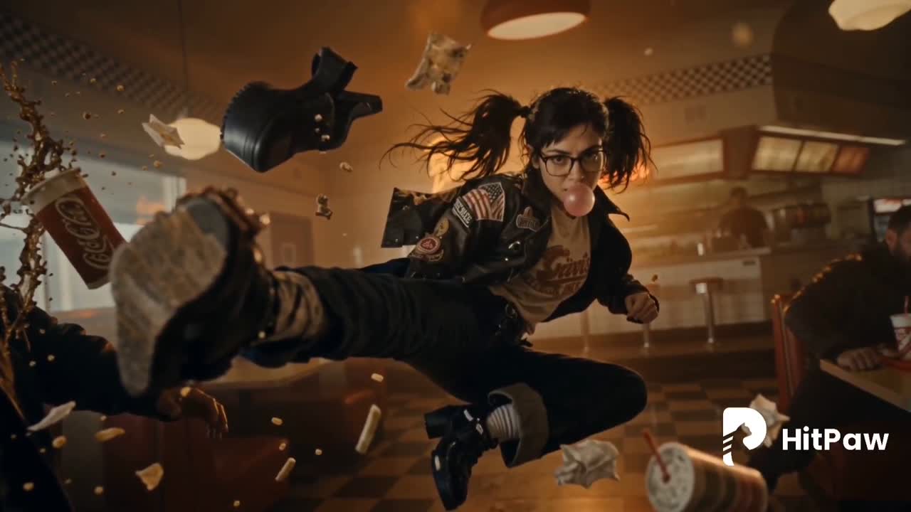 Seedance 2.0 Prompt: Cinematic Wing Chun Diner Fight