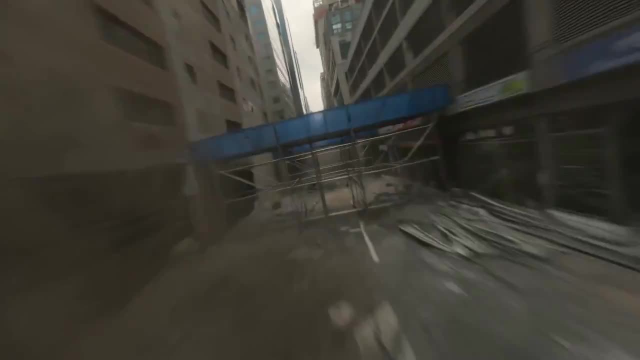 Seedance 2.0 Prompt: City Collapse FPV Drone Sprint